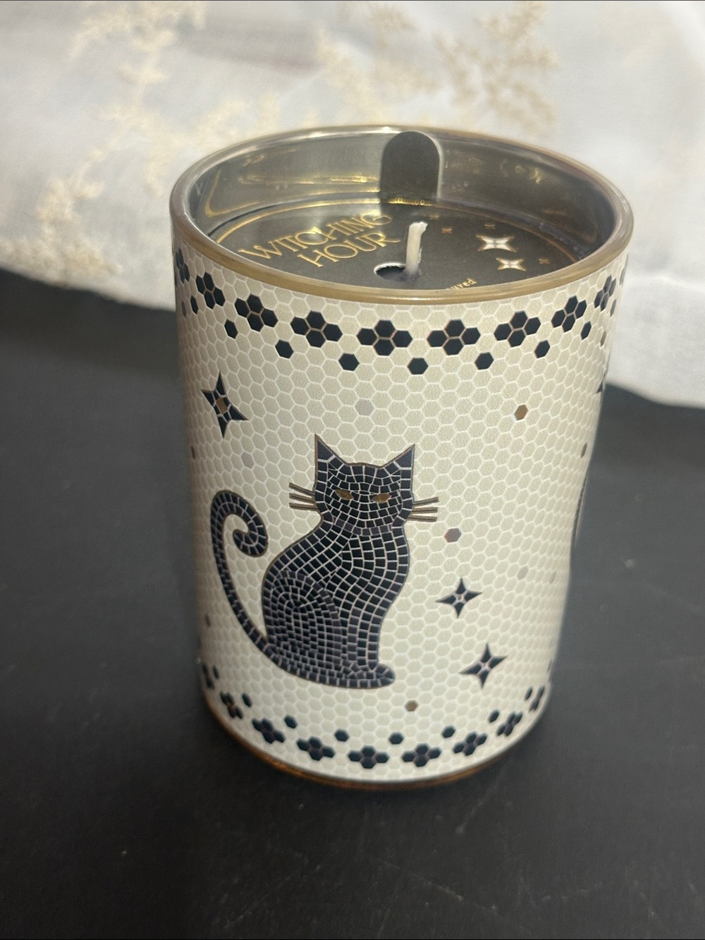 DW home Halloween black cat 🐈‍⬛ candle  8.8 ozs